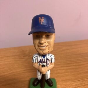 MLB Baseball Bobblehead Figurine Mets Mike Piazza 3” 2002